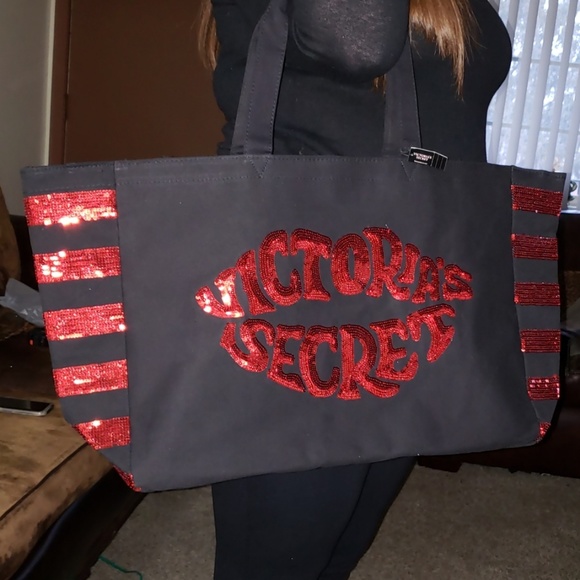 ❤Victoria's Secret Sequin Tote❤ - Picture 5 of 6